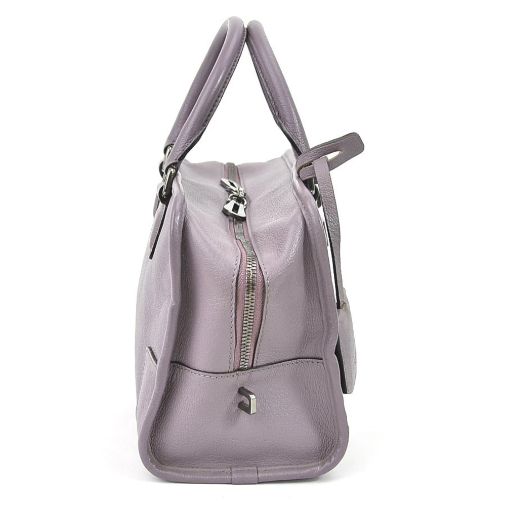 Loewe handbag Amazona leather silver purple